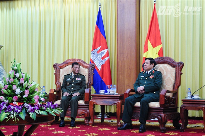 ເພີ່ມທະວີການຮ່ວມມືລະຫວ່າງກອງທັບ2ປະເທດຫວຽດນາມແລະກຳປູເຈຍ